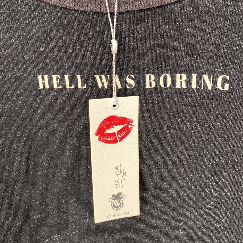 Wildfox Flame Raglan Sleeve Sweatshirt Size Small - Picture 10 of 11
